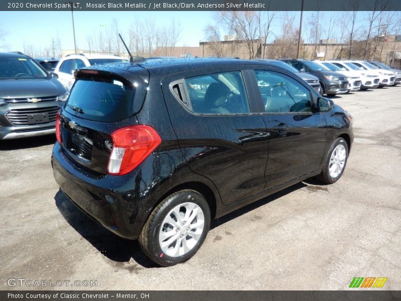 Mosaic Black Metallic / Jet Black/Dark Anderson Silver Metallic 2020 Chevrolet Spark LT