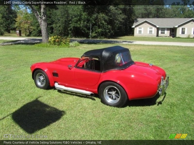 Red / Black 1965 Shelby Cobra Superformance Roadster