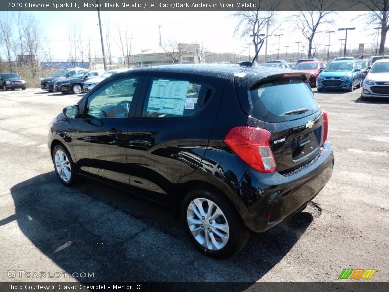 Mosaic Black Metallic / Jet Black/Dark Anderson Silver Metallic 2020 Chevrolet Spark LT