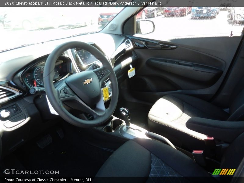 Mosaic Black Metallic / Jet Black/Dark Anderson Silver Metallic 2020 Chevrolet Spark LT