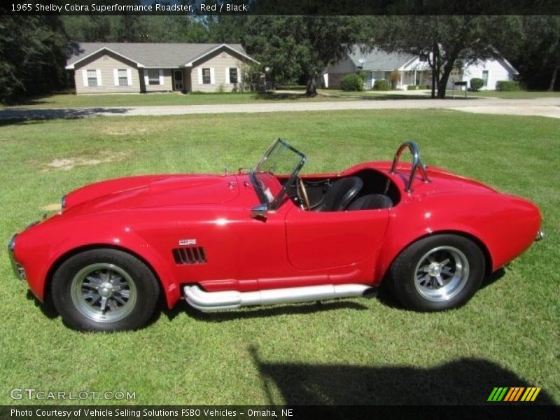 Red / Black 1965 Shelby Cobra Superformance Roadster