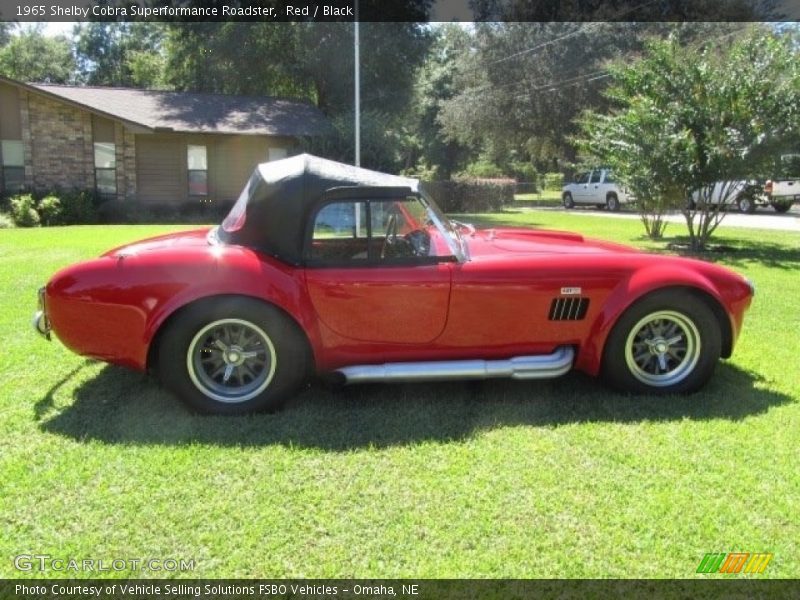 Red / Black 1965 Shelby Cobra Superformance Roadster
