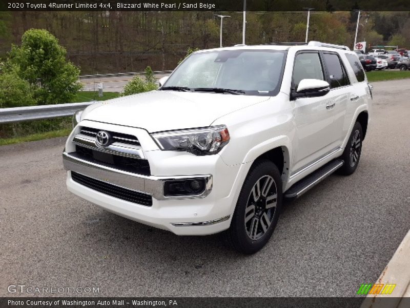 Blizzard White Pearl / Sand Beige 2020 Toyota 4Runner Limited 4x4