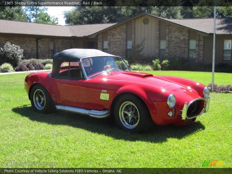 Red / Black 1965 Shelby Cobra Superformance Roadster