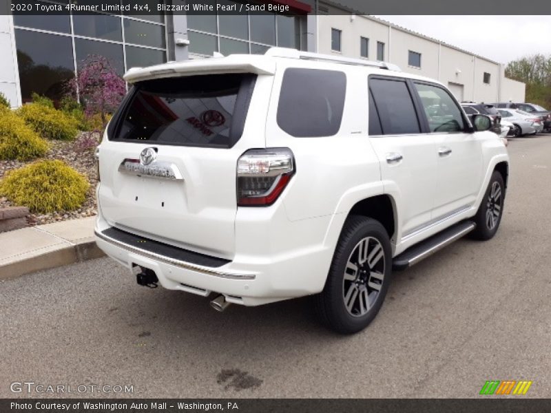 Blizzard White Pearl / Sand Beige 2020 Toyota 4Runner Limited 4x4