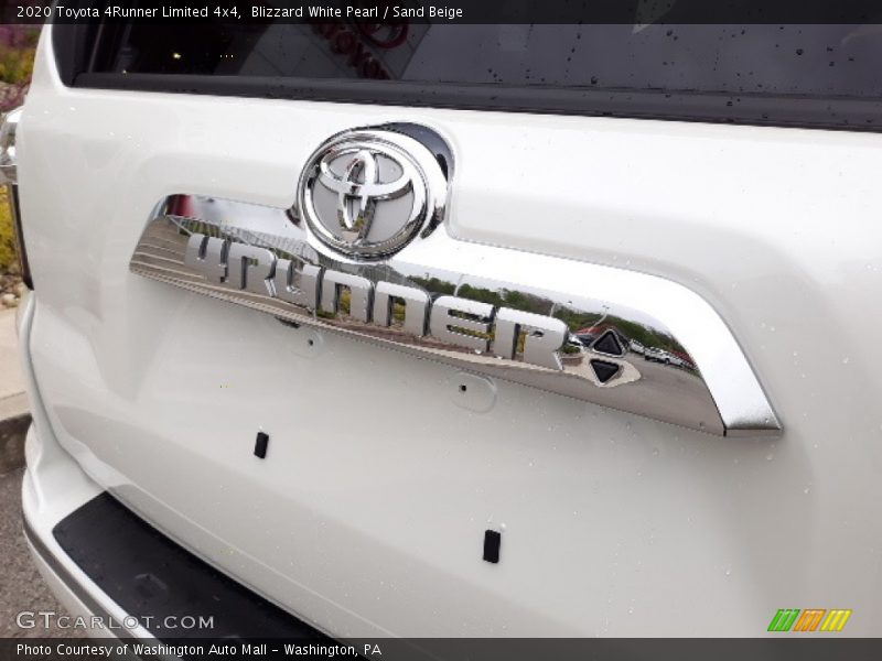 Blizzard White Pearl / Sand Beige 2020 Toyota 4Runner Limited 4x4