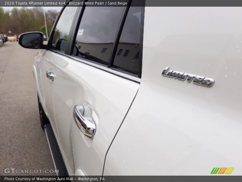 Blizzard White Pearl / Sand Beige 2020 Toyota 4Runner Limited 4x4