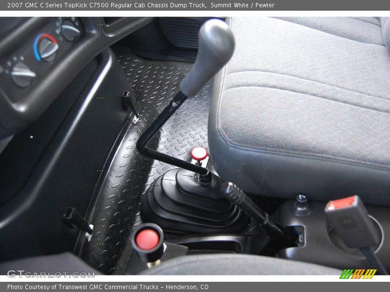 Summit White / Pewter 2007 GMC C Series TopKick C7500 Regular Cab Chassis Dump Truck