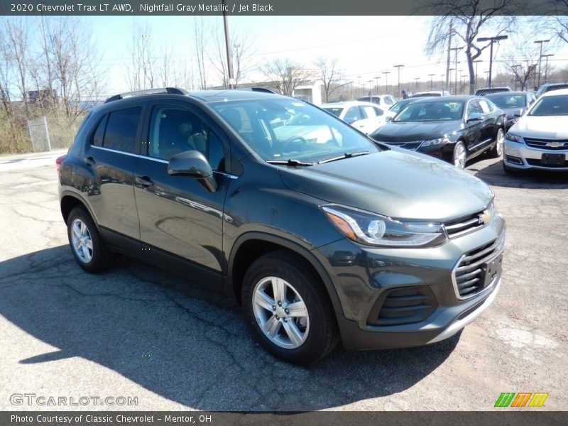 Nightfall Gray Metallic / Jet Black 2020 Chevrolet Trax LT AWD
