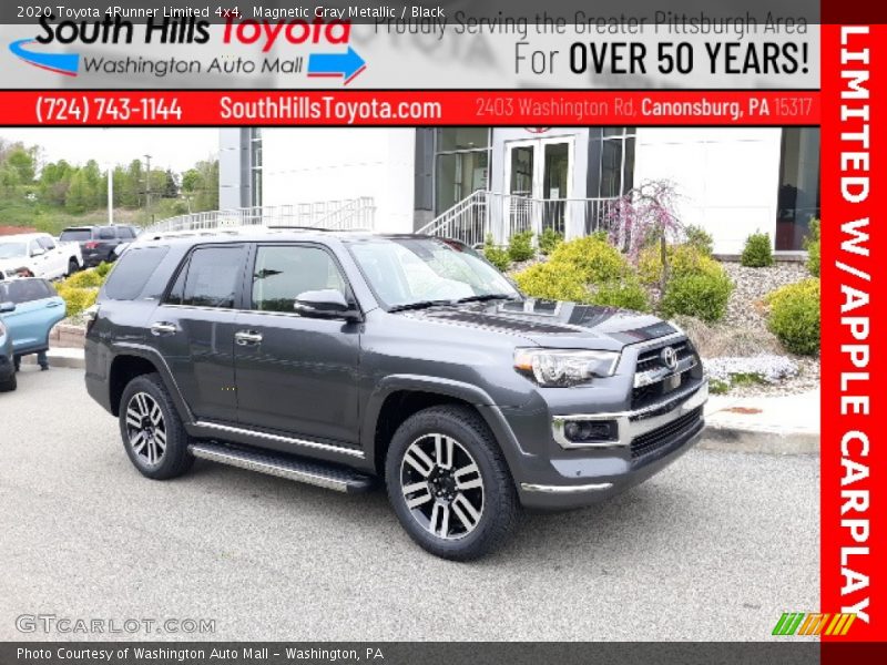 Magnetic Gray Metallic / Black 2020 Toyota 4Runner Limited 4x4