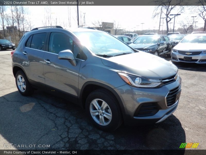 Satin Steel Metallic / Jet Black 2020 Chevrolet Trax LT AWD