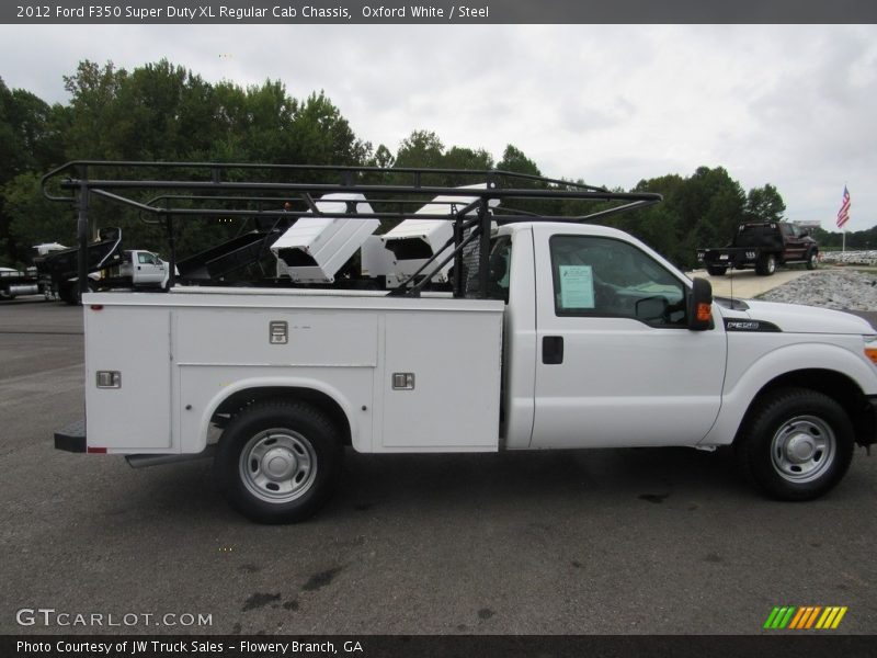 Oxford White / Steel 2012 Ford F350 Super Duty XL Regular Cab Chassis