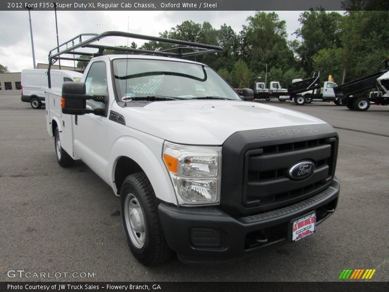Oxford White / Steel 2012 Ford F350 Super Duty XL Regular Cab Chassis