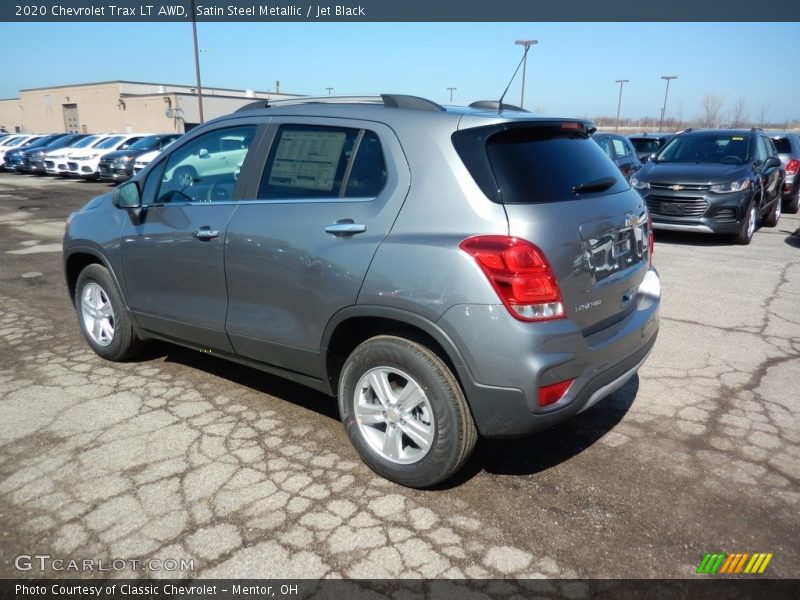 Satin Steel Metallic / Jet Black 2020 Chevrolet Trax LT AWD