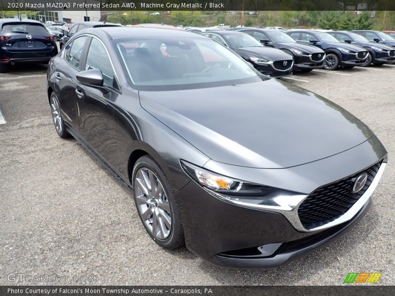 Front 3/4 View of 2020 MAZDA3 Preferred Sedan AWD