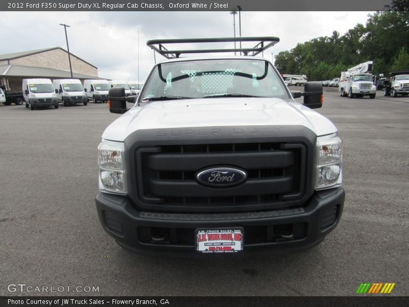 Oxford White / Steel 2012 Ford F350 Super Duty XL Regular Cab Chassis