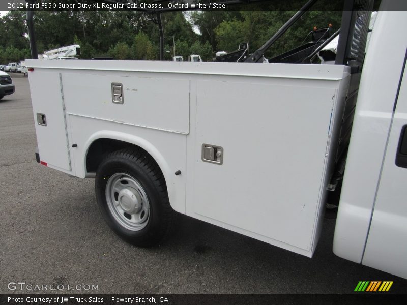 Oxford White / Steel 2012 Ford F350 Super Duty XL Regular Cab Chassis