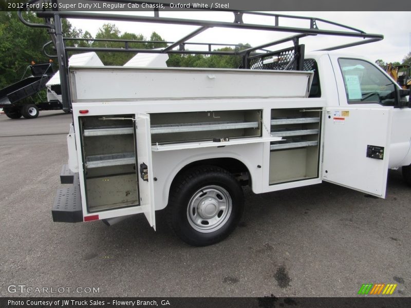 Oxford White / Steel 2012 Ford F350 Super Duty XL Regular Cab Chassis