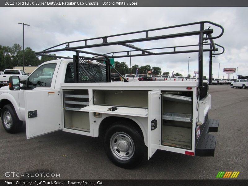 Oxford White / Steel 2012 Ford F350 Super Duty XL Regular Cab Chassis