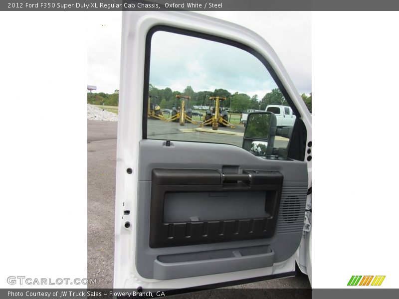 Oxford White / Steel 2012 Ford F350 Super Duty XL Regular Cab Chassis