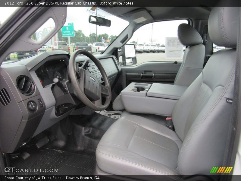  2012 F350 Super Duty XL Regular Cab Chassis Steel Interior