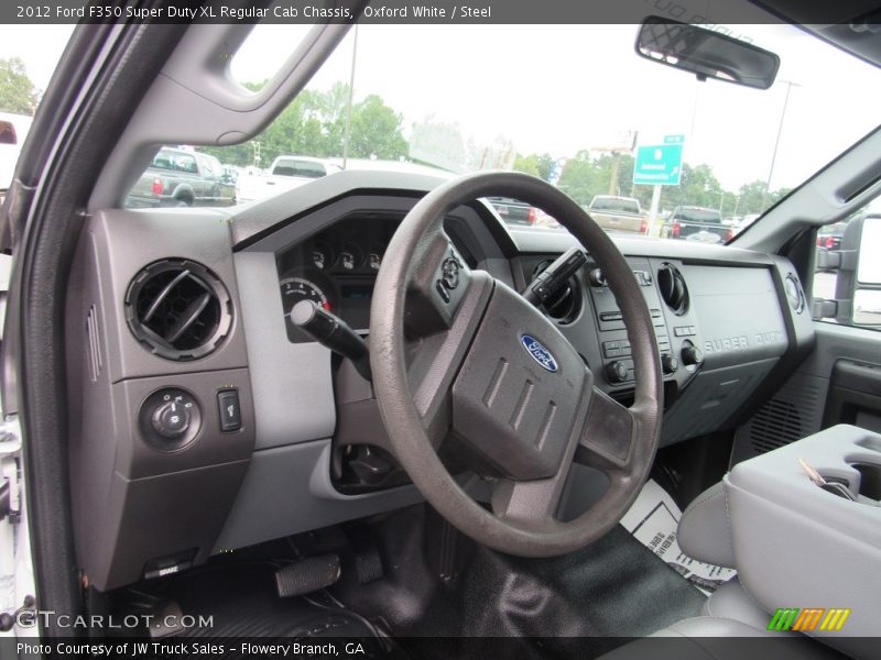 Oxford White / Steel 2012 Ford F350 Super Duty XL Regular Cab Chassis