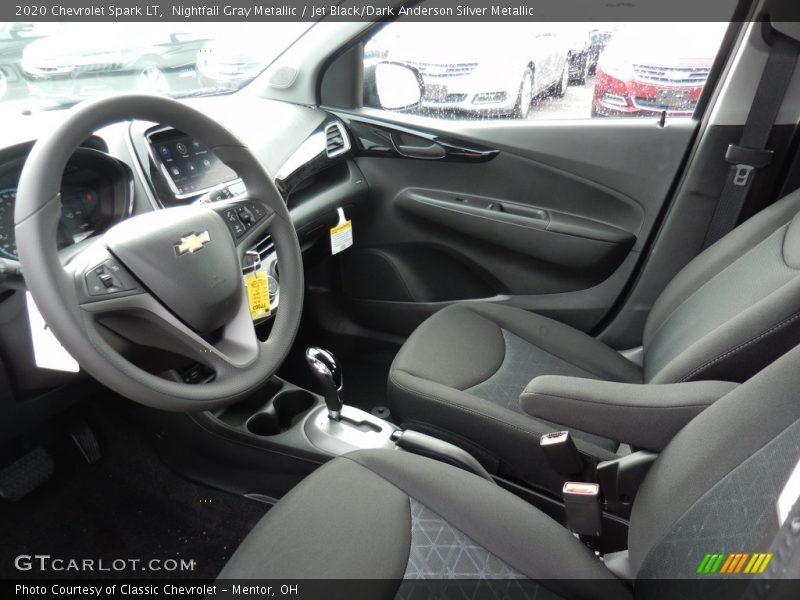 Nightfall Gray Metallic / Jet Black/Dark Anderson Silver Metallic 2020 Chevrolet Spark LT