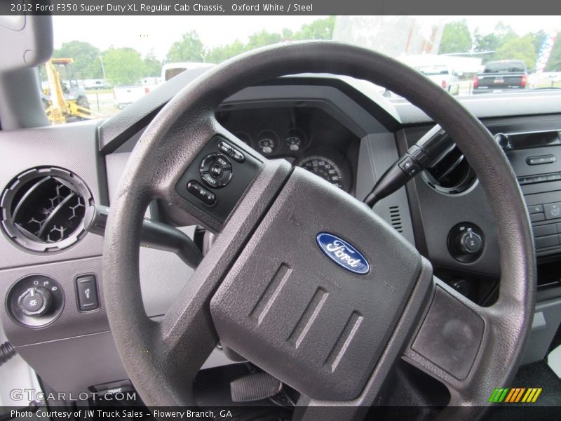  2012 F350 Super Duty XL Regular Cab Chassis Steering Wheel