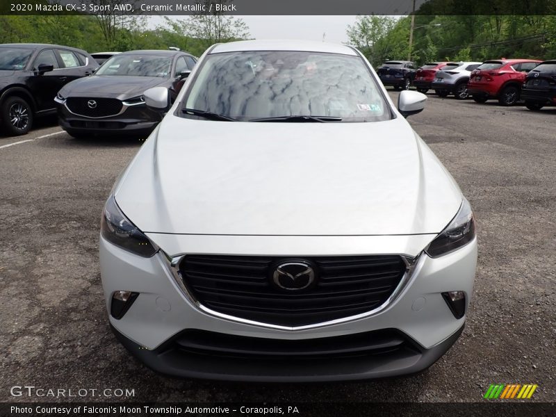 Ceramic Metallic / Black 2020 Mazda CX-3 Sport AWD