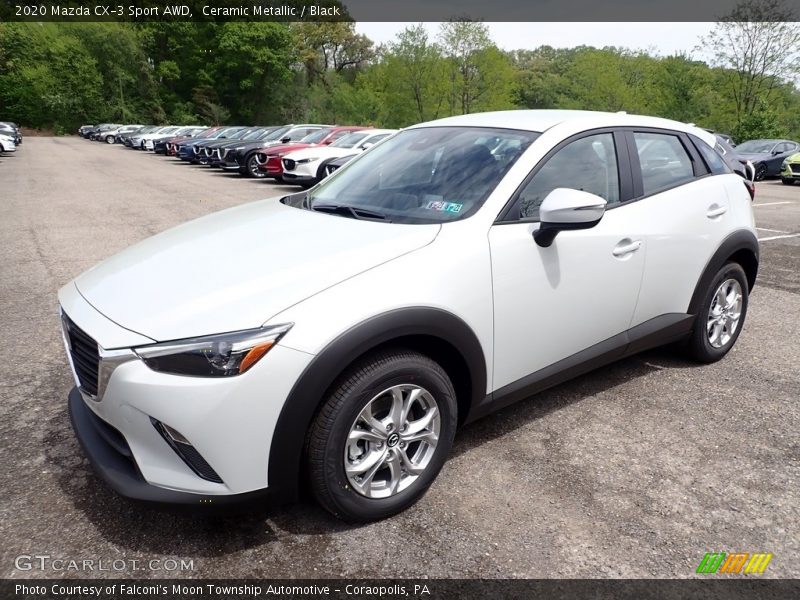 Ceramic Metallic / Black 2020 Mazda CX-3 Sport AWD