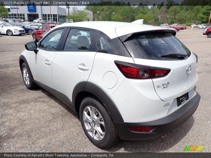 Ceramic Metallic / Black 2020 Mazda CX-3 Sport AWD