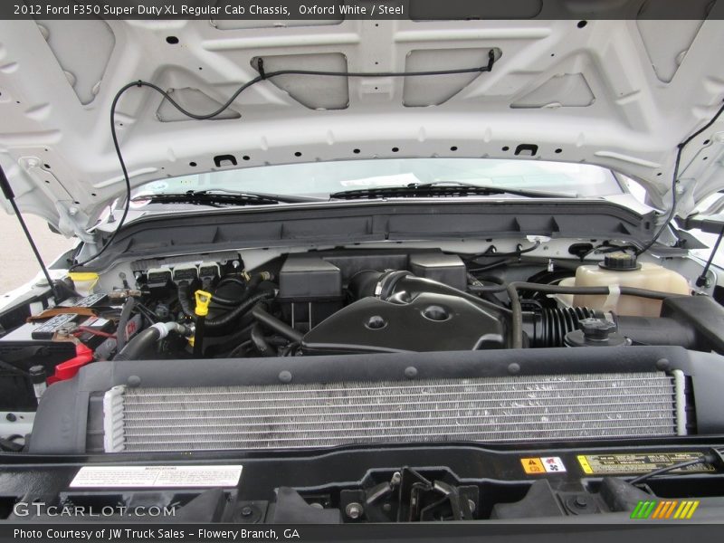 Oxford White / Steel 2012 Ford F350 Super Duty XL Regular Cab Chassis