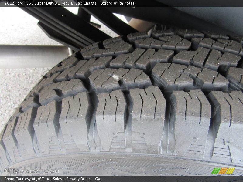 Oxford White / Steel 2012 Ford F350 Super Duty XL Regular Cab Chassis