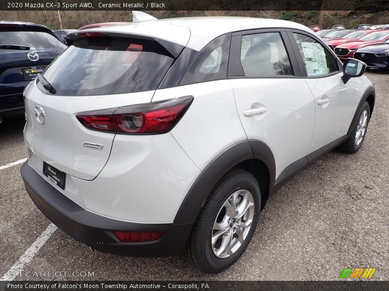 Ceramic Metallic / Black 2020 Mazda CX-3 Sport AWD