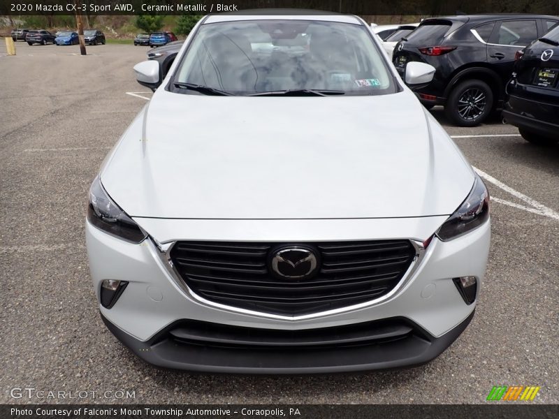 Ceramic Metallic / Black 2020 Mazda CX-3 Sport AWD