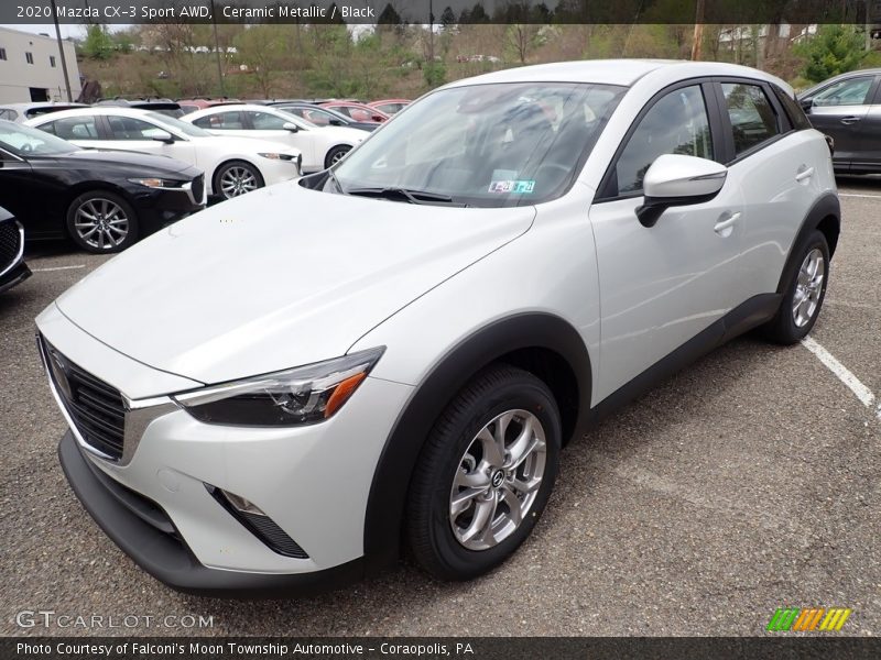 Ceramic Metallic / Black 2020 Mazda CX-3 Sport AWD