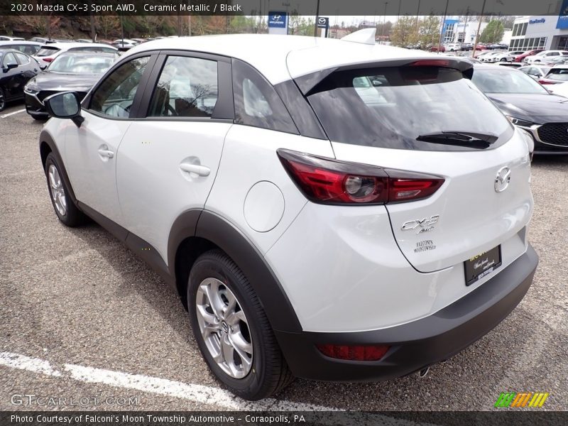 Ceramic Metallic / Black 2020 Mazda CX-3 Sport AWD
