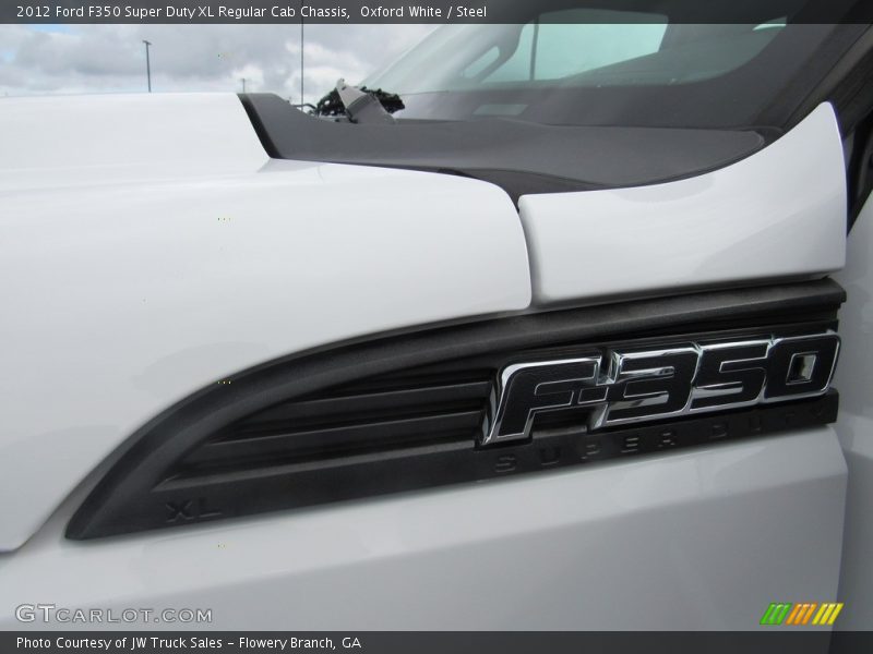 Oxford White / Steel 2012 Ford F350 Super Duty XL Regular Cab Chassis