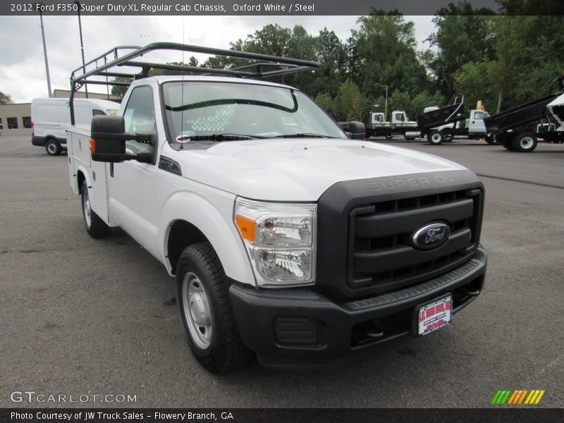 Oxford White / Steel 2012 Ford F350 Super Duty XL Regular Cab Chassis