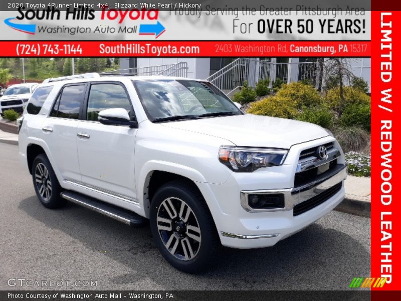 Blizzard White Pearl / Hickory 2020 Toyota 4Runner Limited 4x4