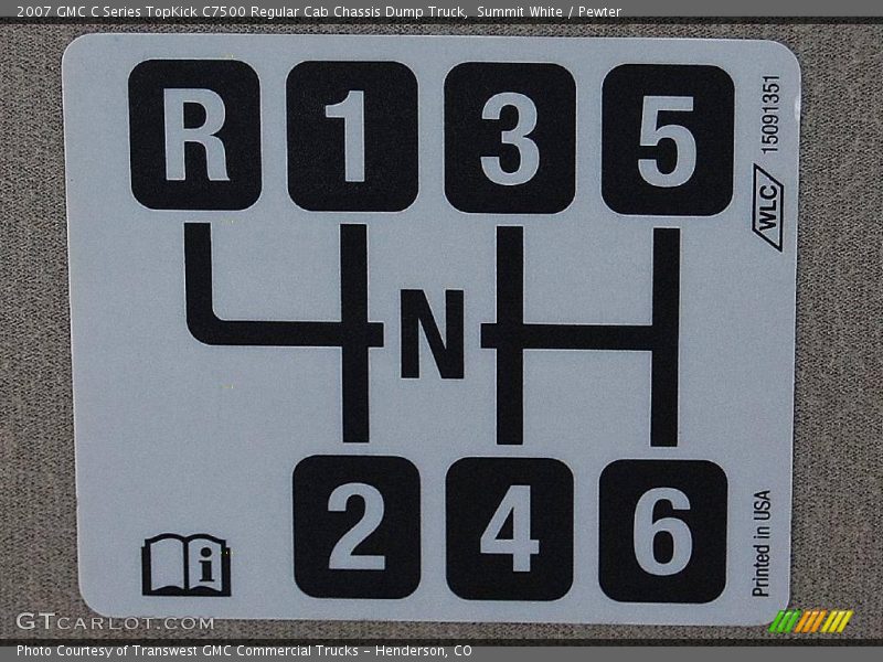 Summit White / Pewter 2007 GMC C Series TopKick C7500 Regular Cab Chassis Dump Truck