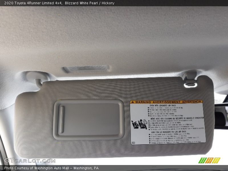 Blizzard White Pearl / Hickory 2020 Toyota 4Runner Limited 4x4