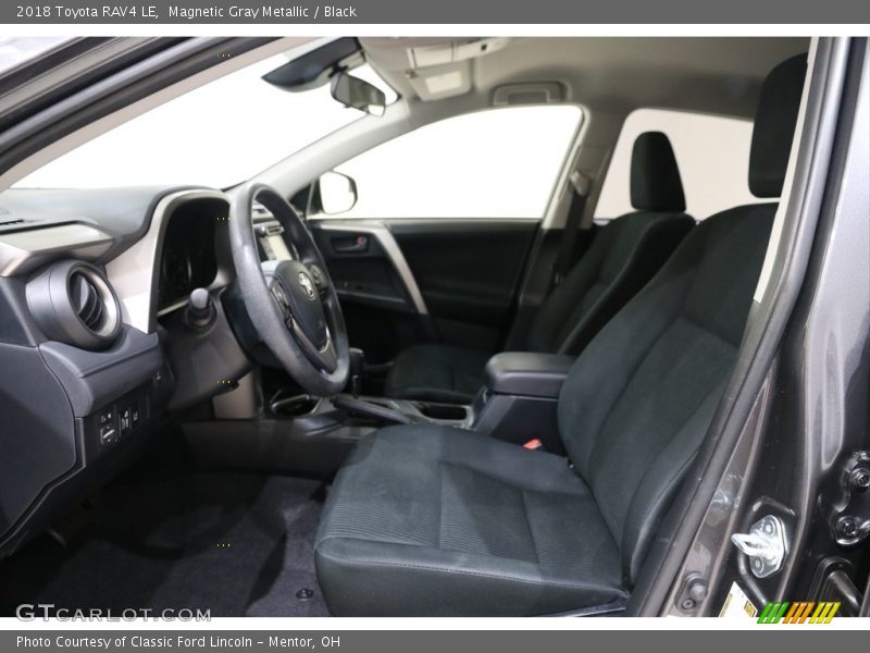 Magnetic Gray Metallic / Black 2018 Toyota RAV4 LE