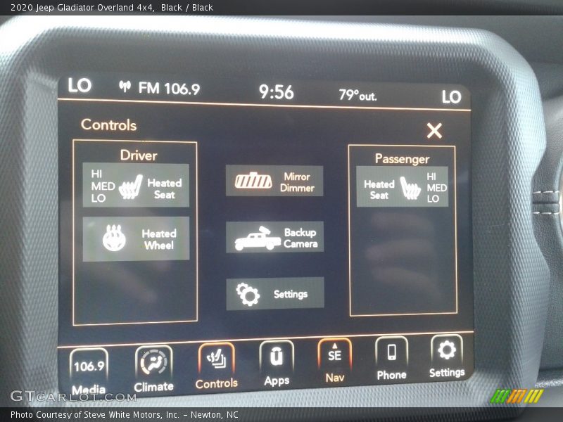 Black / Black 2020 Jeep Gladiator Overland 4x4