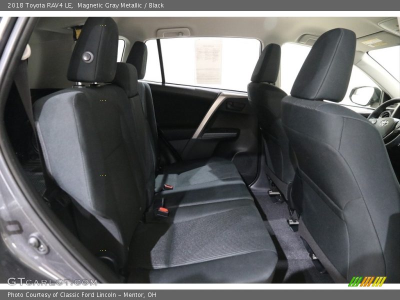 Magnetic Gray Metallic / Black 2018 Toyota RAV4 LE