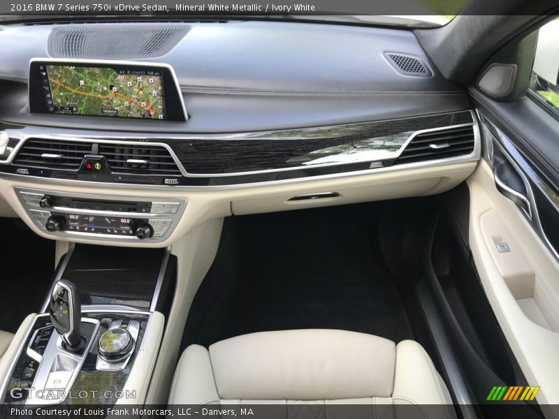 Mineral White Metallic / Ivory White 2016 BMW 7 Series 750i xDrive Sedan