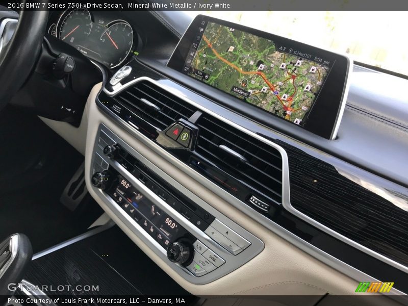 Mineral White Metallic / Ivory White 2016 BMW 7 Series 750i xDrive Sedan