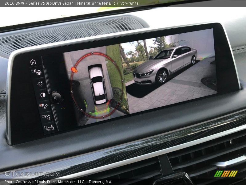 Mineral White Metallic / Ivory White 2016 BMW 7 Series 750i xDrive Sedan