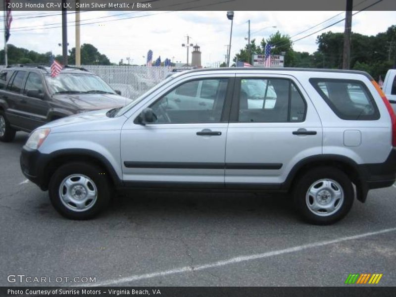 Satin Silver Metallic / Black 2003 Honda CR-V LX