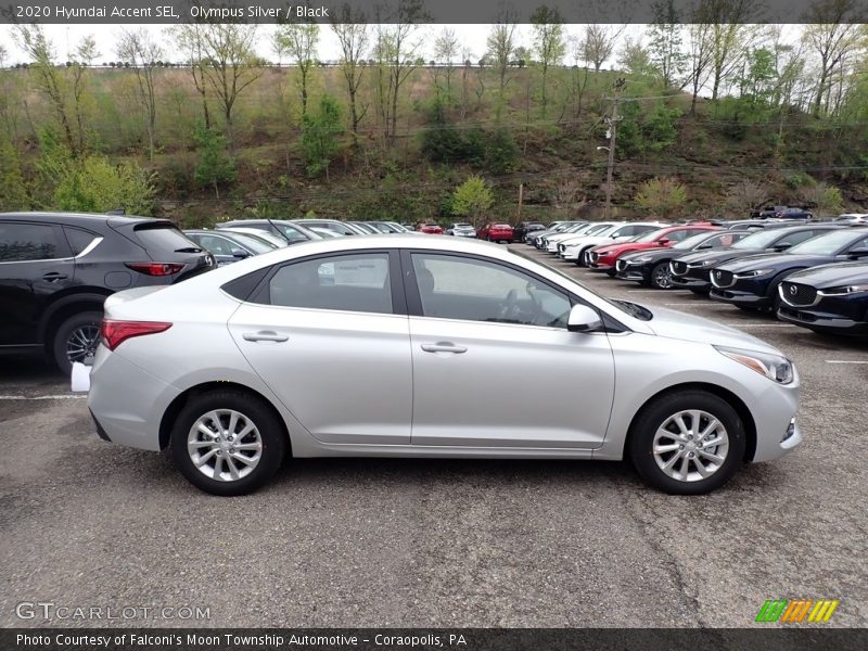 Olympus Silver / Black 2020 Hyundai Accent SEL